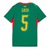 Senegal Idrissa Gueye #5 Bortedrakt Dame VM 2026 Korte ermer